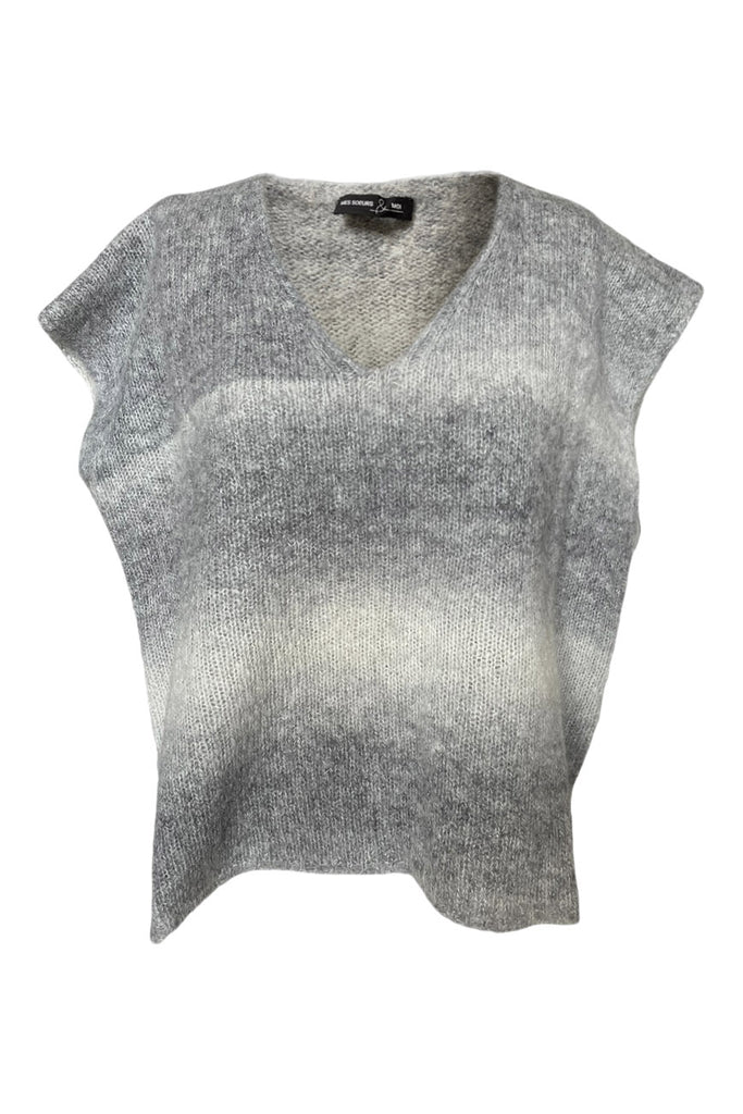 Mes Soeurs et Moi Saturne Knited V neck Tank colour salt