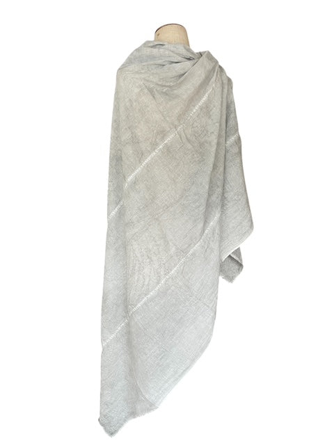 Rundholz SS25 3321411 scarf grey cloud