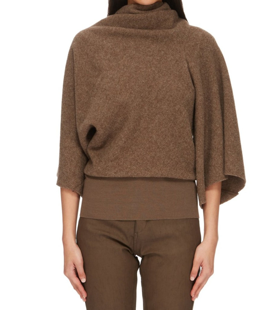 RICK OWENS Womens FW24 PORTERVILLE - Fawn Cylinder Top