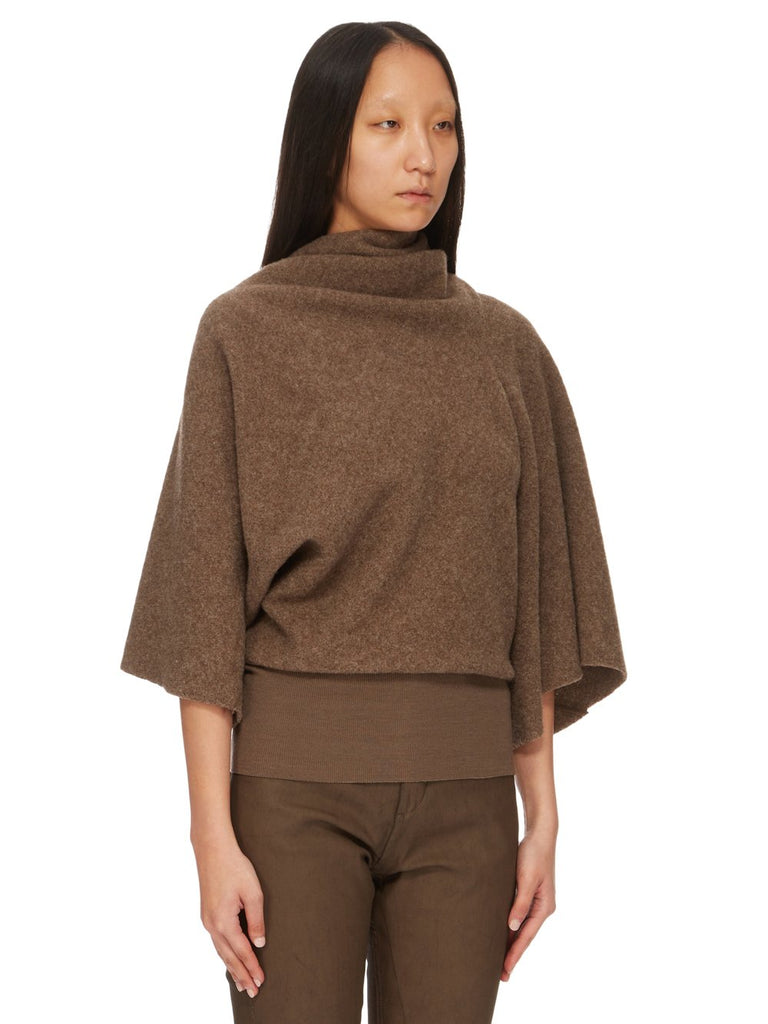 RICK OWENS Womens FW24 PORTERVILLE - Fawn Cylinder Top