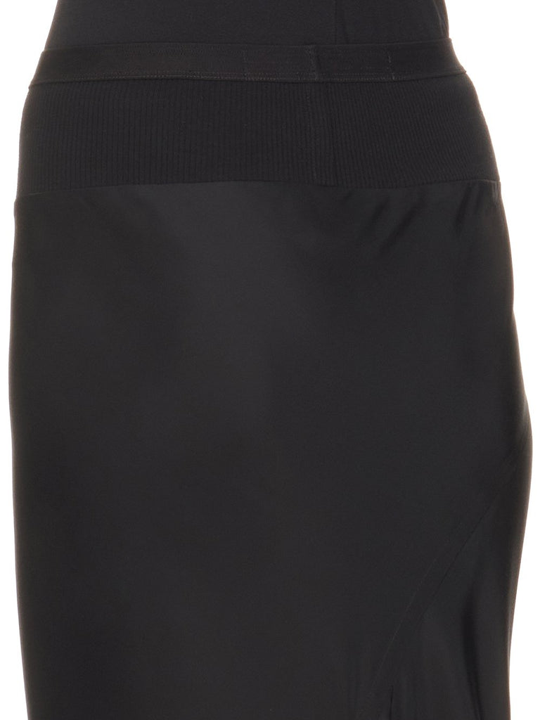 Rick Owens FW24 Woven Skirt CALF BIAS SKIRT