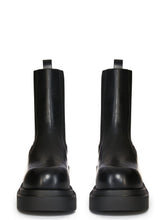 RICK OWENS FW24 PORTERVILLE STIVALI IN PELLE - BEATLE BOGUN - BLACK