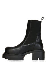 RICK OWENS FW24 PORTERVILLE STIVALI IN PELLE - BEATLE BOGUN - BLACK