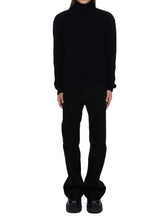 Rick Owens FW24 Woven Trousers GETH JEANS BLACK