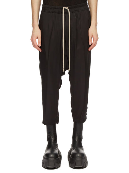 RICK OWENS FW24 Porterville - BLACK HEAVY COTTON POPLIN