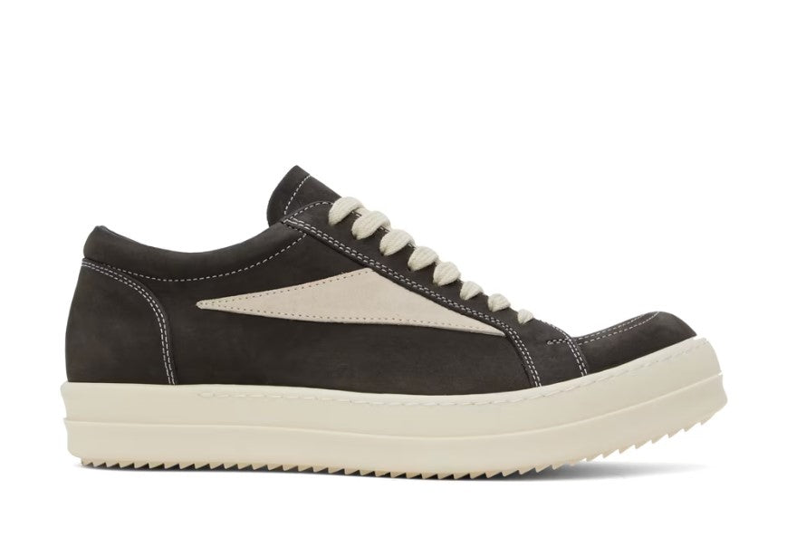 RICK OWENS FW24 Vintage Sneaks Dark Dust Milk