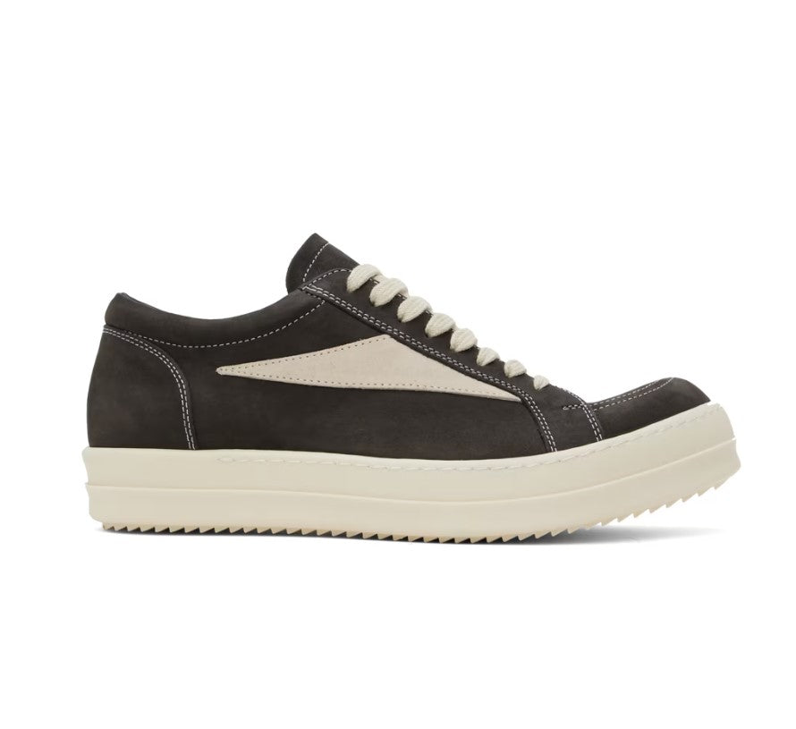 RICK OWENS FW24 Vintage Sneaks Dark Dust Milk