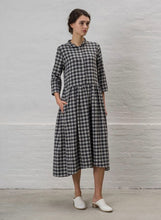 HANNOH Wessel FW24 Dress Daila GREY CHECK