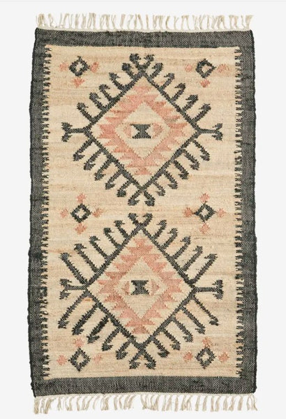 Madam Stoltz Handwoven jute rug 90x150 AI-115B