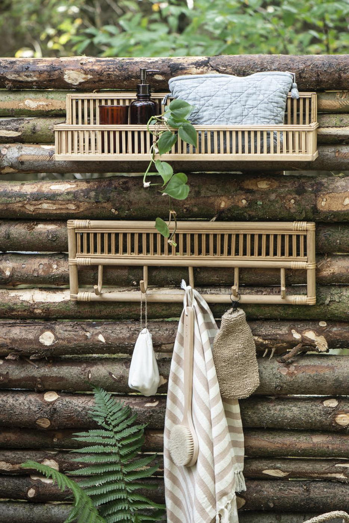 Wall basket bamboo