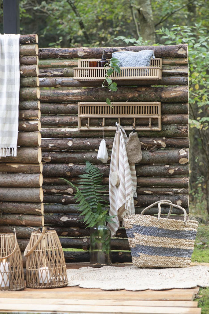 Wall basket bamboo