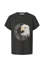 Rabens Saloner Ambla Eagle t-shirt I Faded black