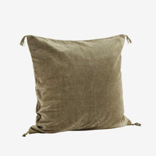 Madam Stoltz Velvet Cushion Cover 50x50 cm Dusty Green