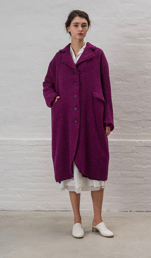 HANNOH Wessel FW24 Coat Milvia MULBERRY 75