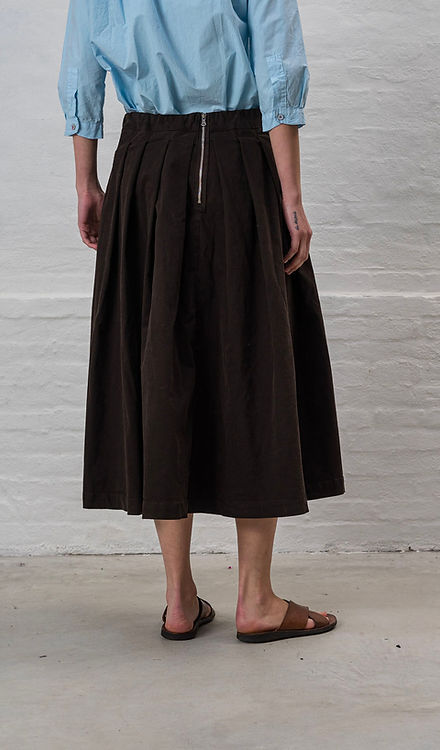 HANNOH Wessel FW24 Skirt Jsa SEPIA 38