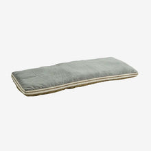 Madam Stoltz Striped Cotton Mattress - Tobacco, grey, off white