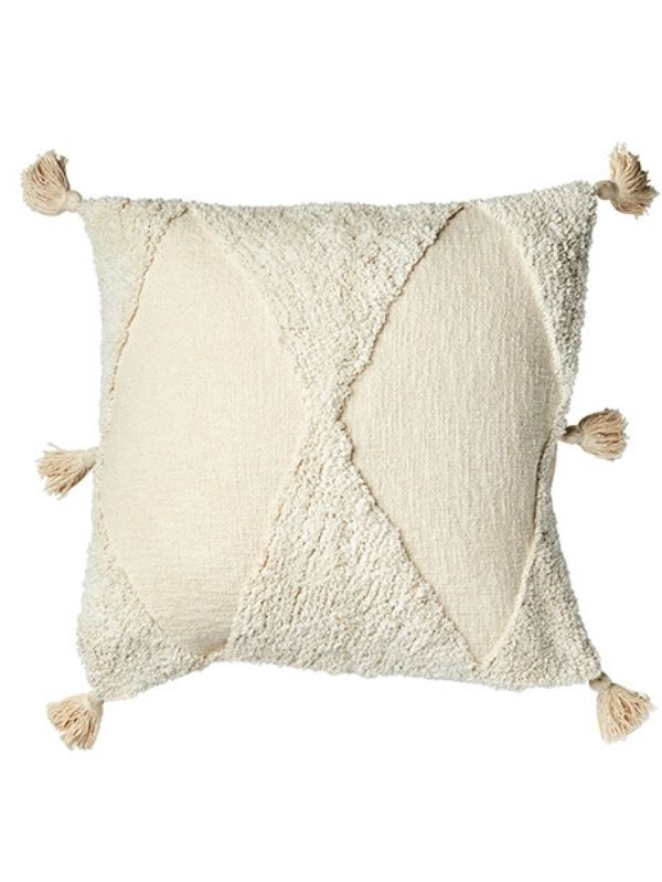 Off white Cushion cover, 50 x 50