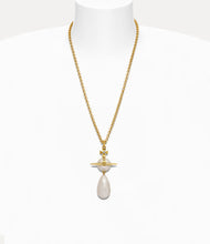 Vivienne Westwood Giant Pearl Drop Necklace - Gold/Creamrose