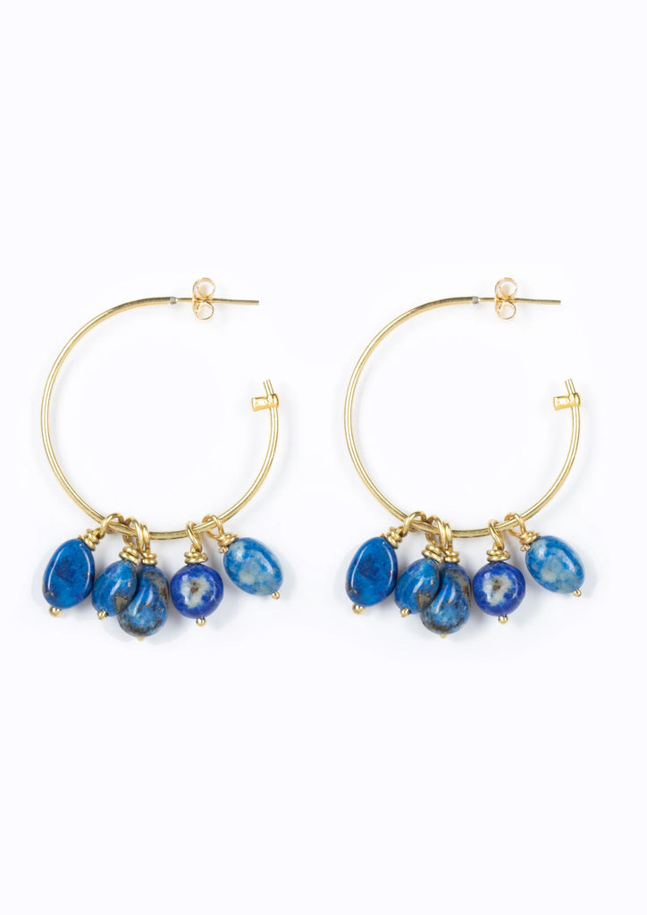 Soul Design Island Earrings Lapis