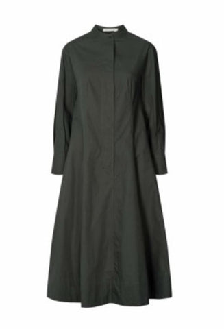 Rabens Saloner POPLIN LONG DRESS - LUCIENNE