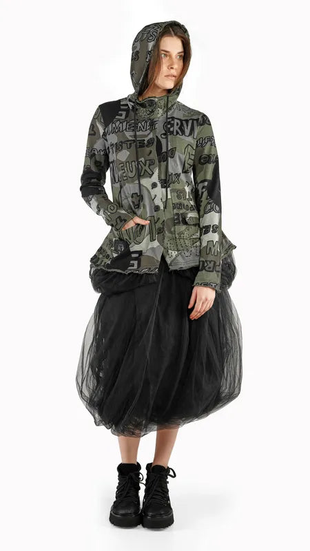 Rundholz AW24 3290312 skirt black