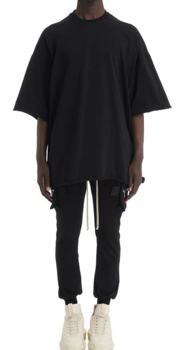 RICK OWENS SS25 HOLLYWOOD MASTODON CARGO IN HEAVY JERSEY