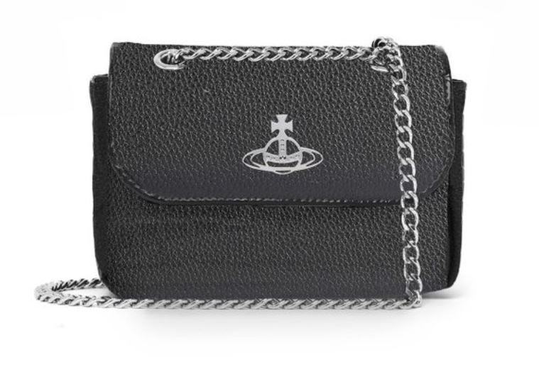 Vivienne Westwood Re-Vegan Grain Small Purse with Chain