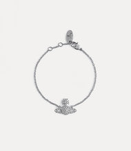 Vivienne Westwood Grace Bas Relief Bracelet- platinum/Crystal