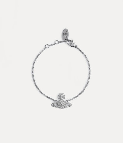 Vivienne Westwood Grace Bas Relief Bracelet- platinum/Crystal