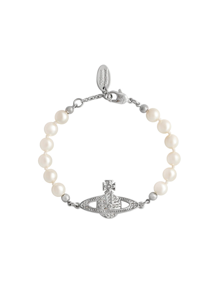 Vivienne Westwood Mini Bas Relief Pearl Bracelet