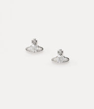 Vivienne Westwood Reina Earrings - Platinum / White CZ