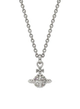 Vivienne Westwood Mayfair Small Orb Pendant -  Rhodium / Crystal