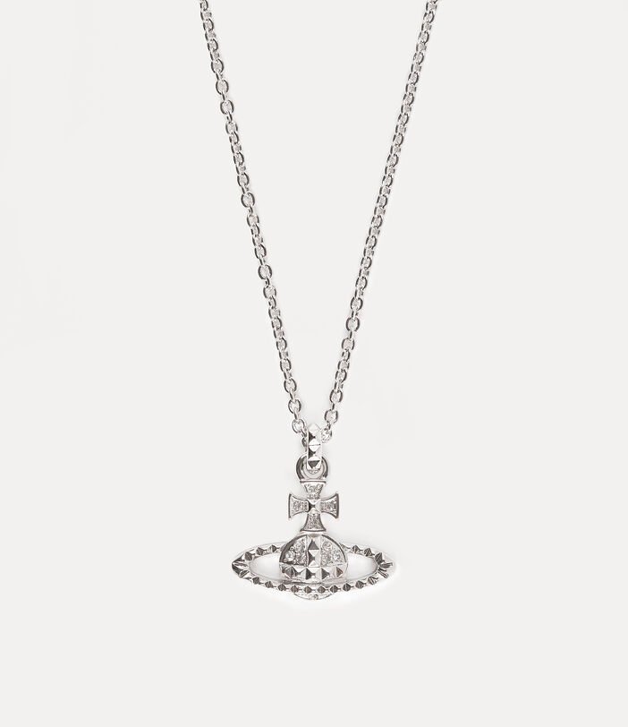 Vivienne Westwood Mayfair Bas Relief Pendant - Rhodium