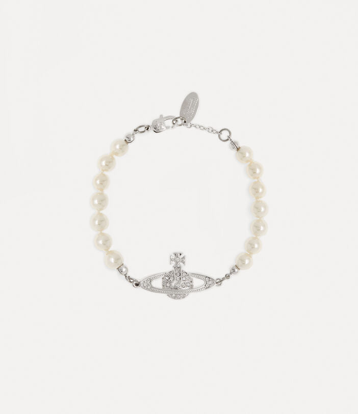 Vivienne Westwood Mini Bas Relief Pearl Bracelet