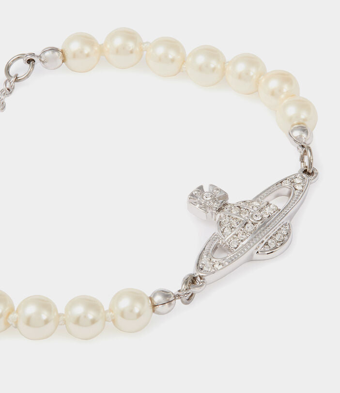 Vivienne Westwood Mini Bas Relief Pearl Bracelet