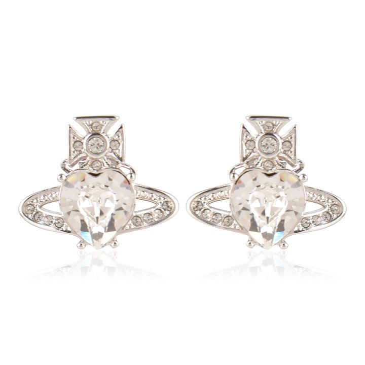 Vivienne Westwood Ariella Earrings - Platinum/Crystal