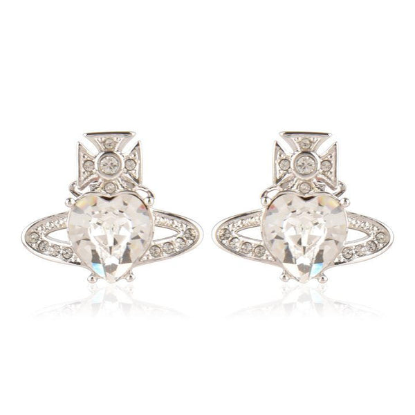 Vivienne Westwood Ariella Earrings - Platinum/Crystal