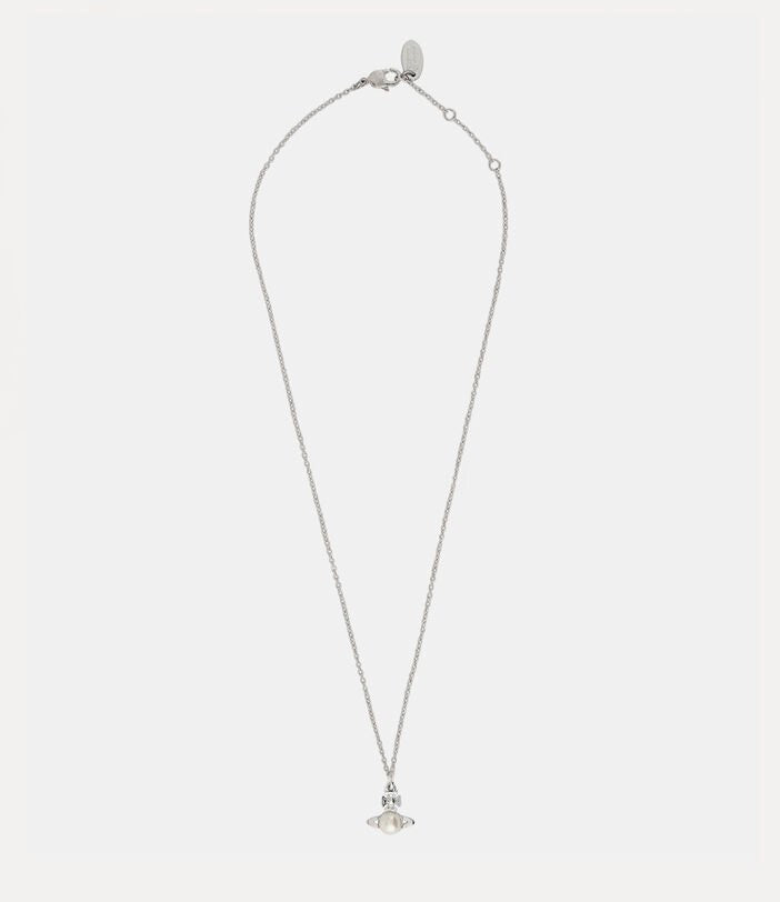 Vivienne Westwood Balbina Pendant - Platinum / Cream Pearl